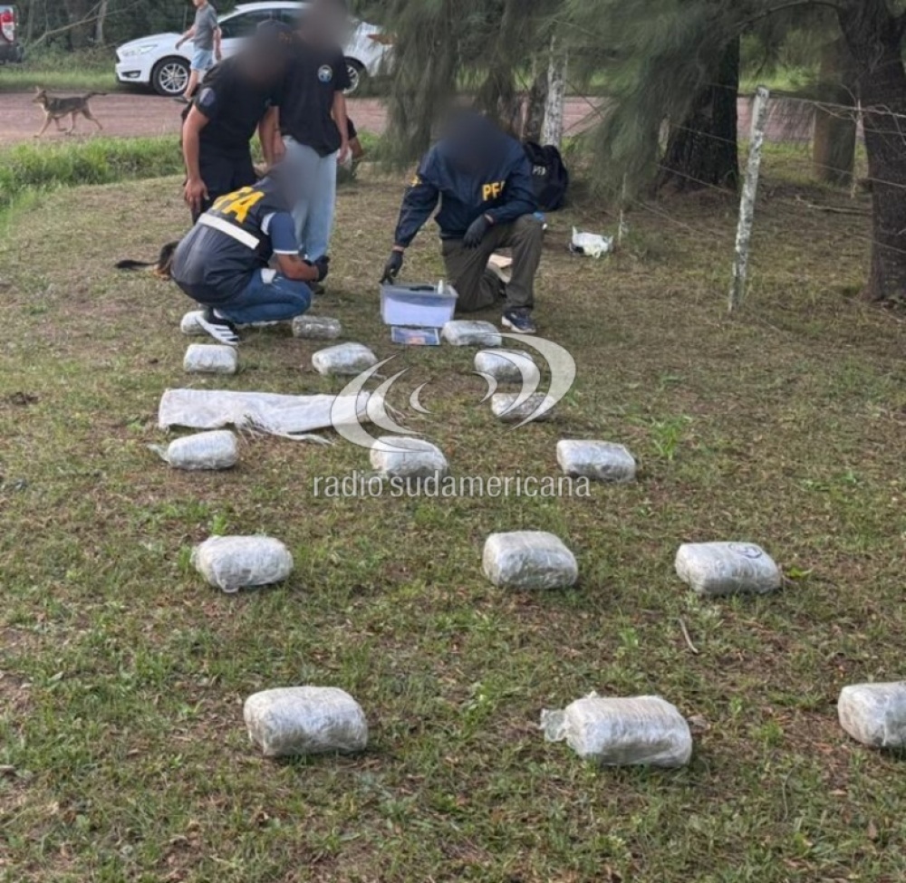 Chaco: secuestraron casi 19 kilos de marihuana tras una persecución y detuvieron a dos hombres