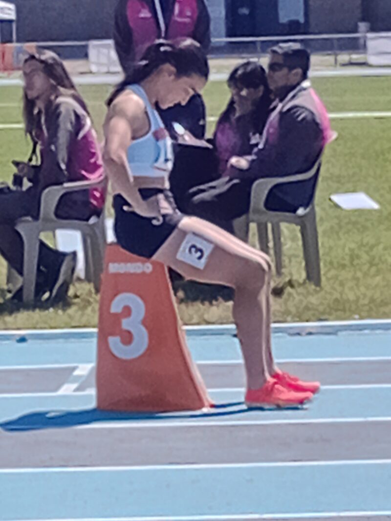 Destacada actuación y nueva marca personal para la correntina María Paz Romero en el Sudamericano U23
