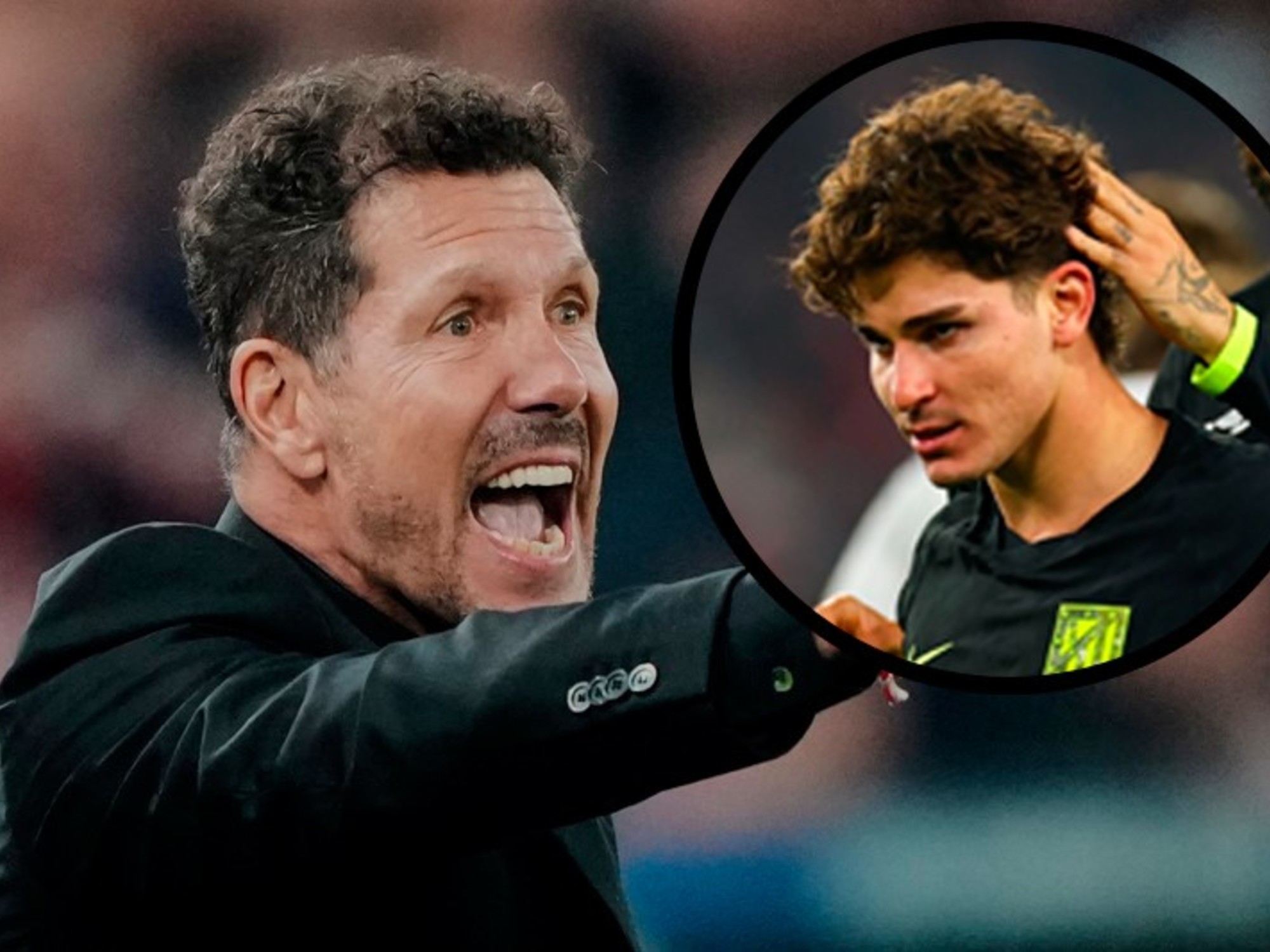 Diego Simeone elogió a Julián Álvarez tras su gol en el Atlético de Madrid