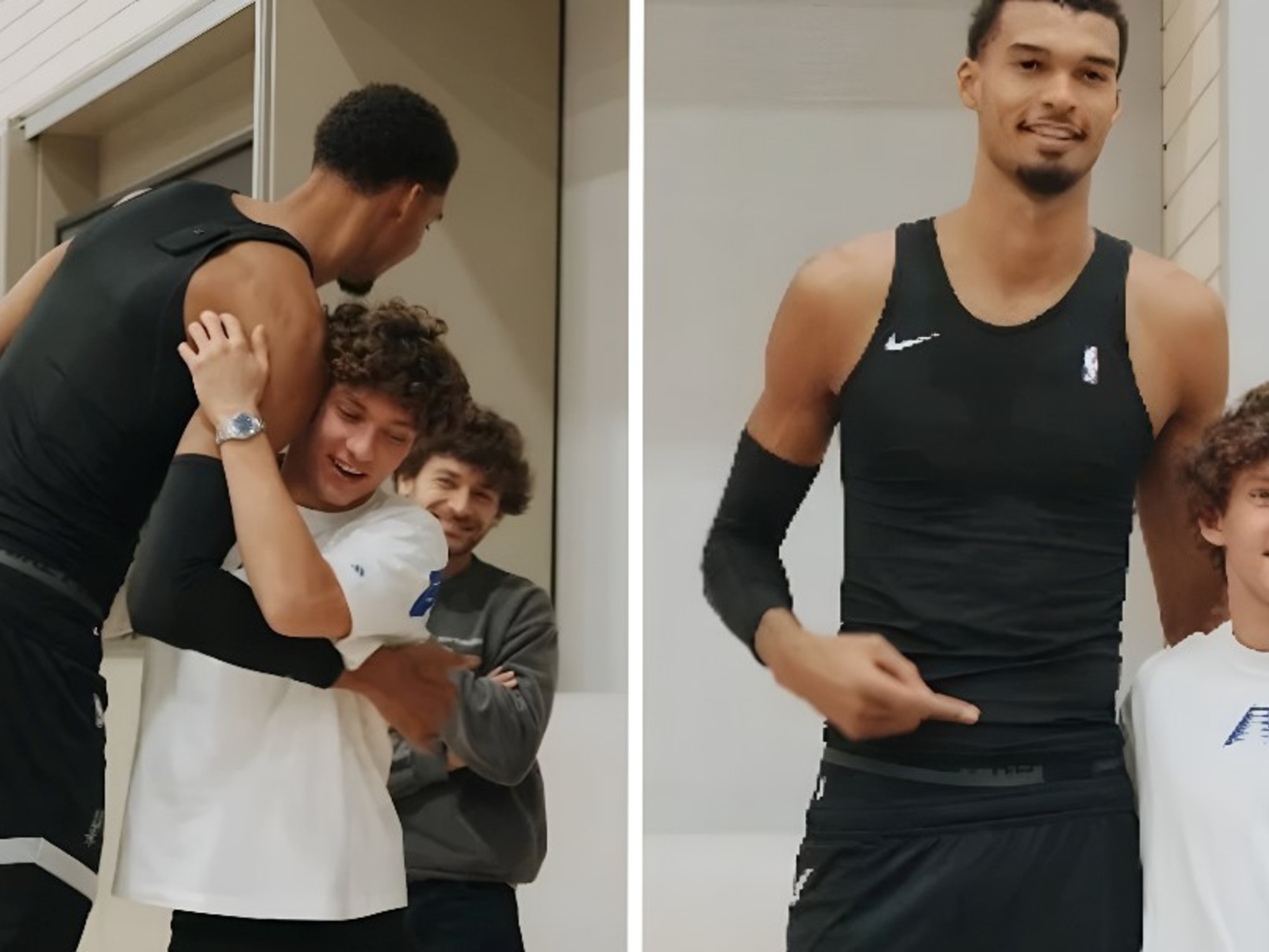 El día que el gigante de la NBA conoció al piloto de Fórmula 1
