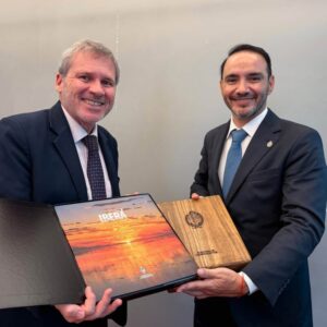 Gestiones en Francia: Juan Pablo Valdés presentó proyectos de infraestructura energética para Corrientes