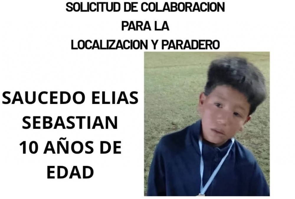 Gobernador Virasoro: intensifican la búsqueda de un niño de 10 años que se ausentó de su hogar