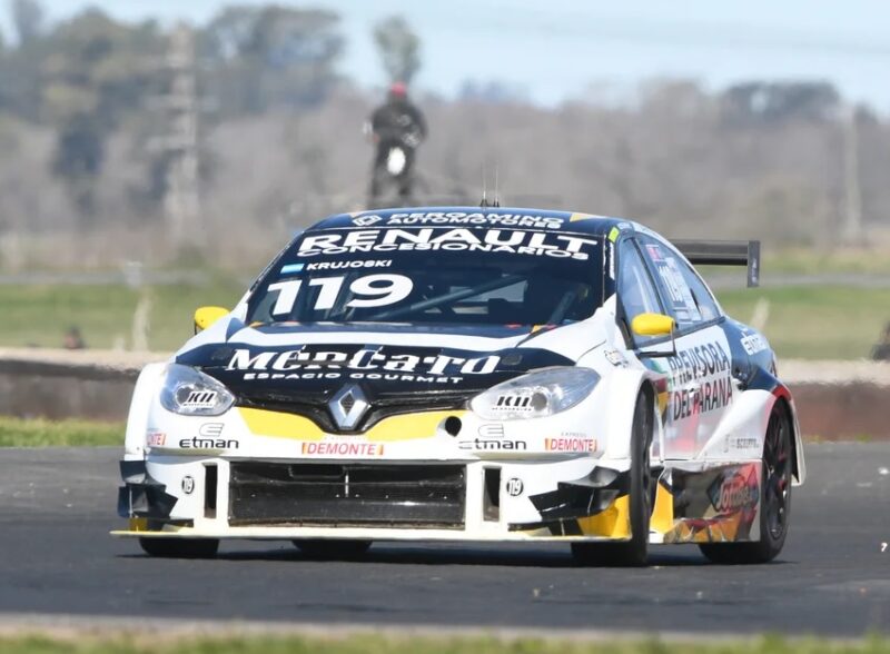 Humberto Krujoski se destacó en el primer entrenamiento del Turismo Carretera 2000 en Entre Ríos