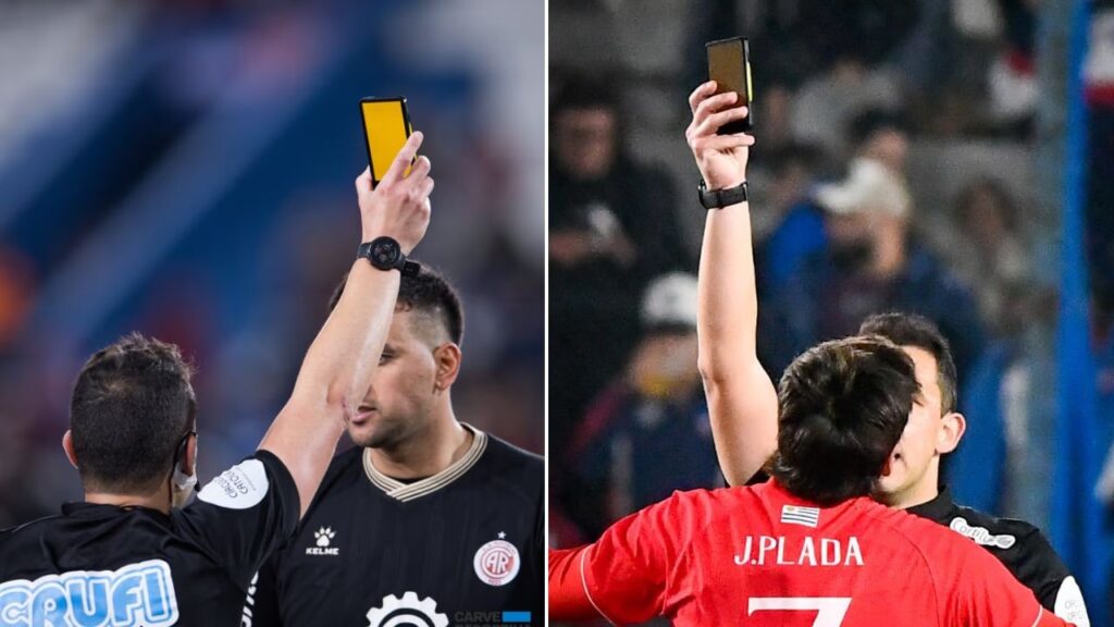 Implementan tarjetas virtuales para árbitros en el fútbol uruguayo