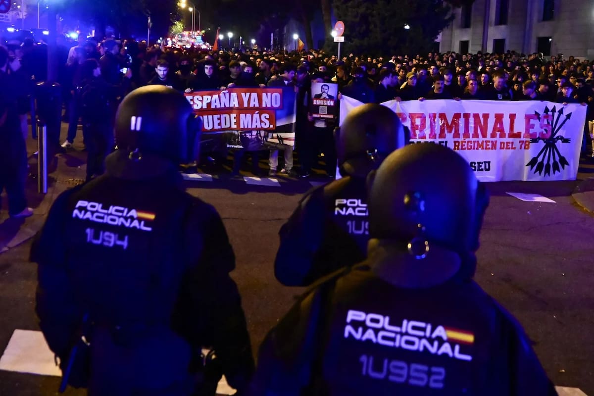 Incidentes y protesta en Madrid tras un grave accidente ferroviario