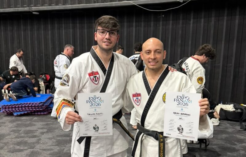 Instructores correntinos de taekwondo se perfeccionaron en un congreso internacional en Mendoza
