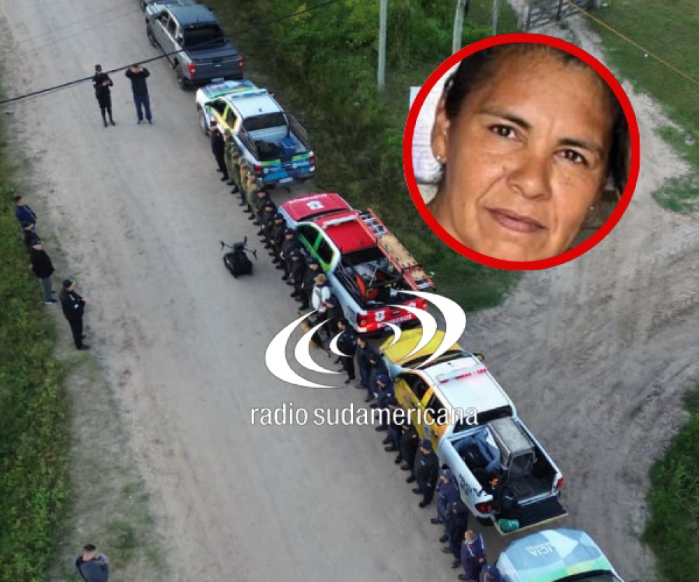 Intensifican la búsqueda de una docente desaparecida en la zona rural de Esquina