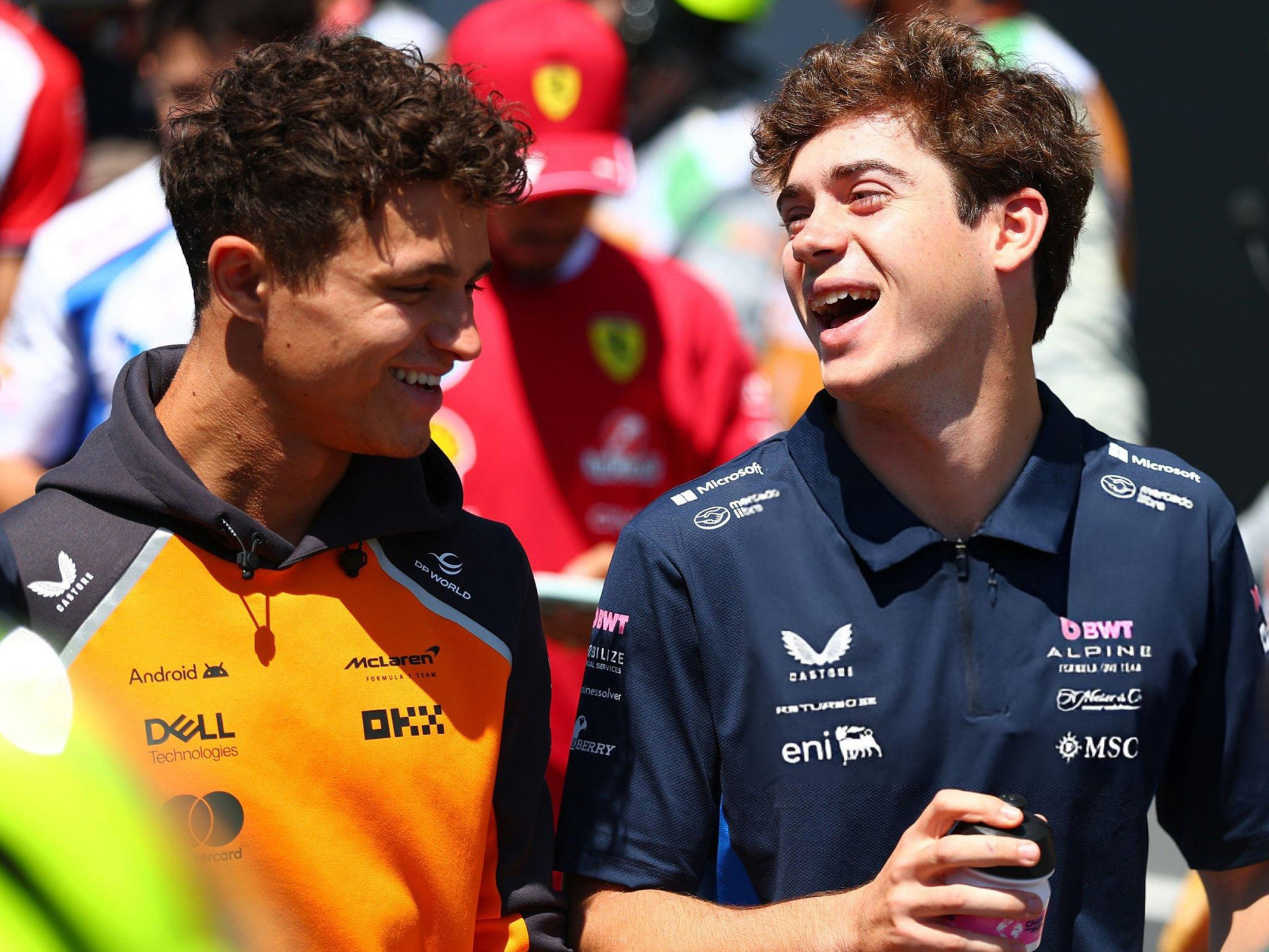 Lando Norris le envió un mensaje a Franco Colapinto y le prometió un regalo