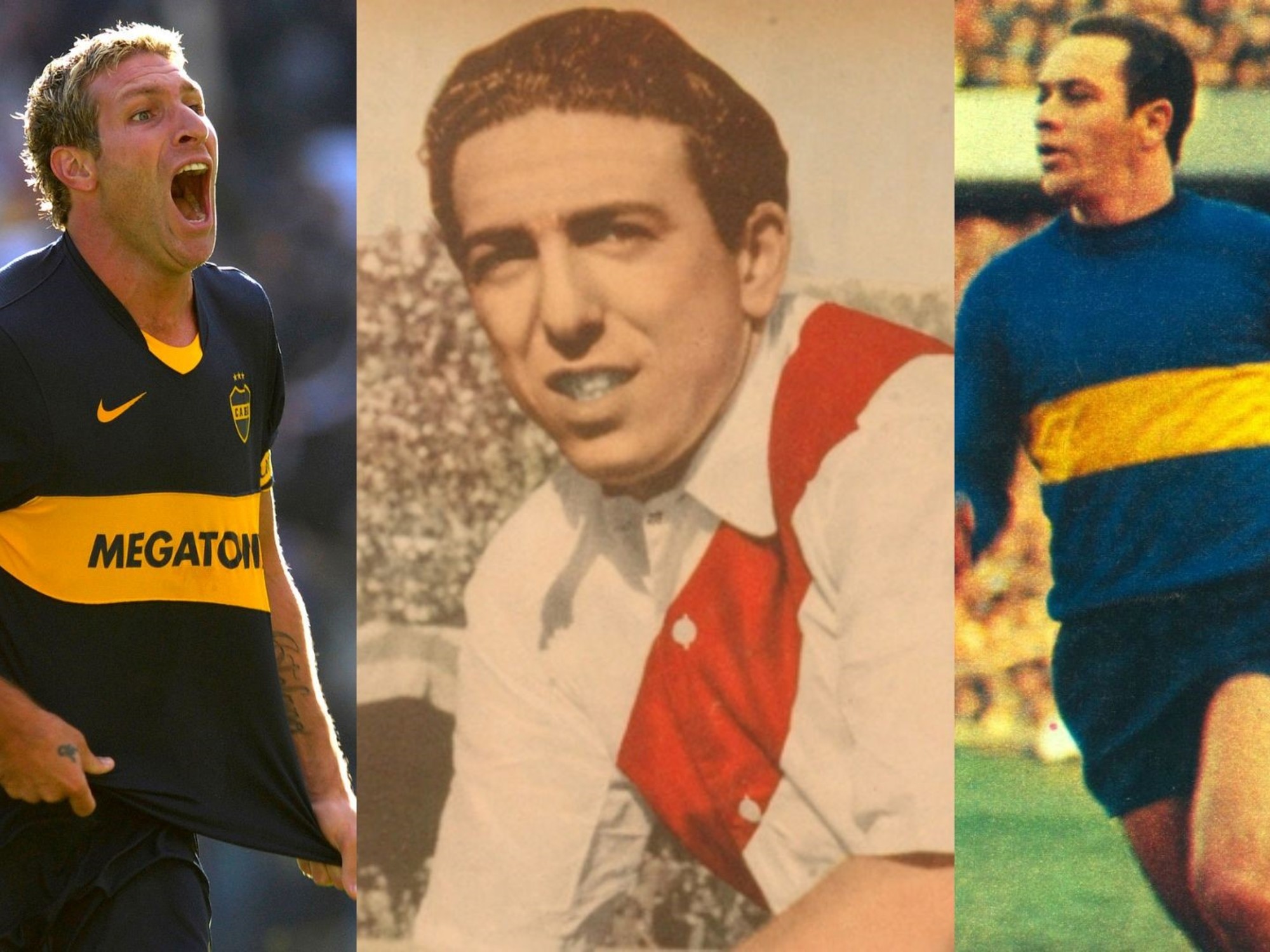 Los máximos goleadores en la historia del superclásico