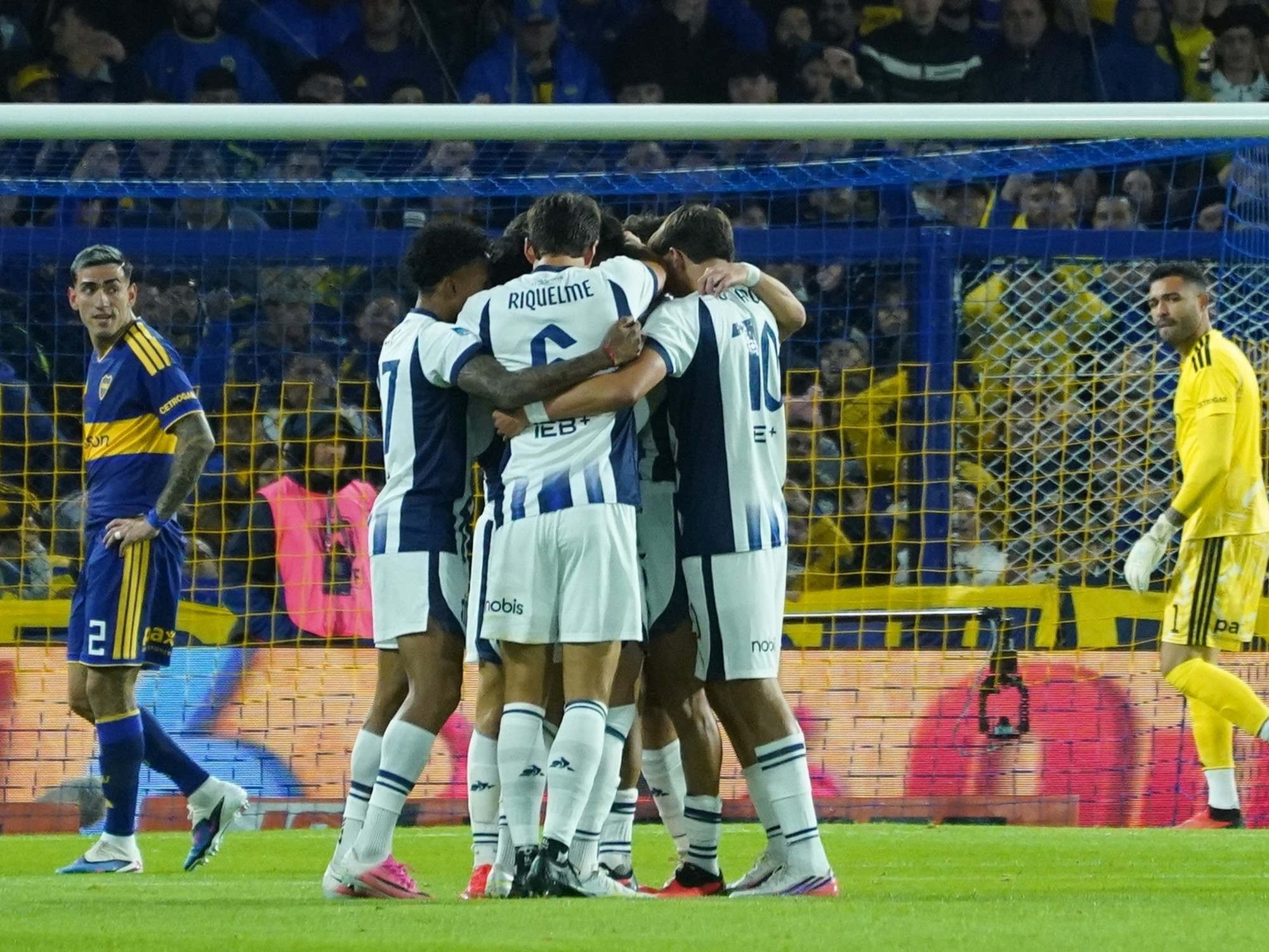 Matías Galarza cortó su sequía goleadora frente a Boca en la Bombonera