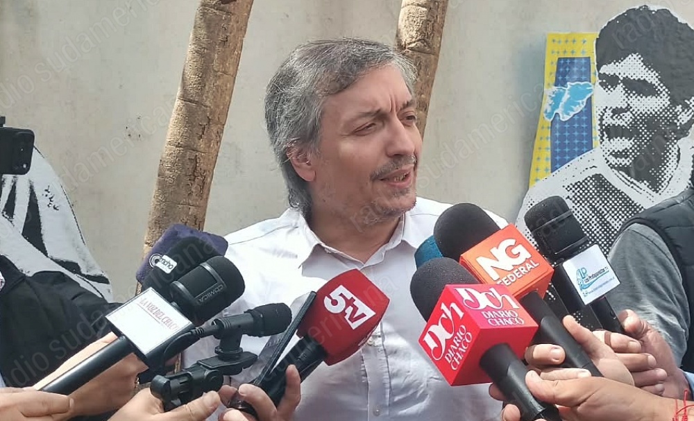 Máximo Kirchner en Chaco: “La gente tiene que volver a elegir al que le gusta”