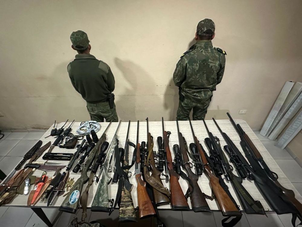 Sauce: allanan un hospedaje clandestino y demoran a 14 brasileños por caza ilegal