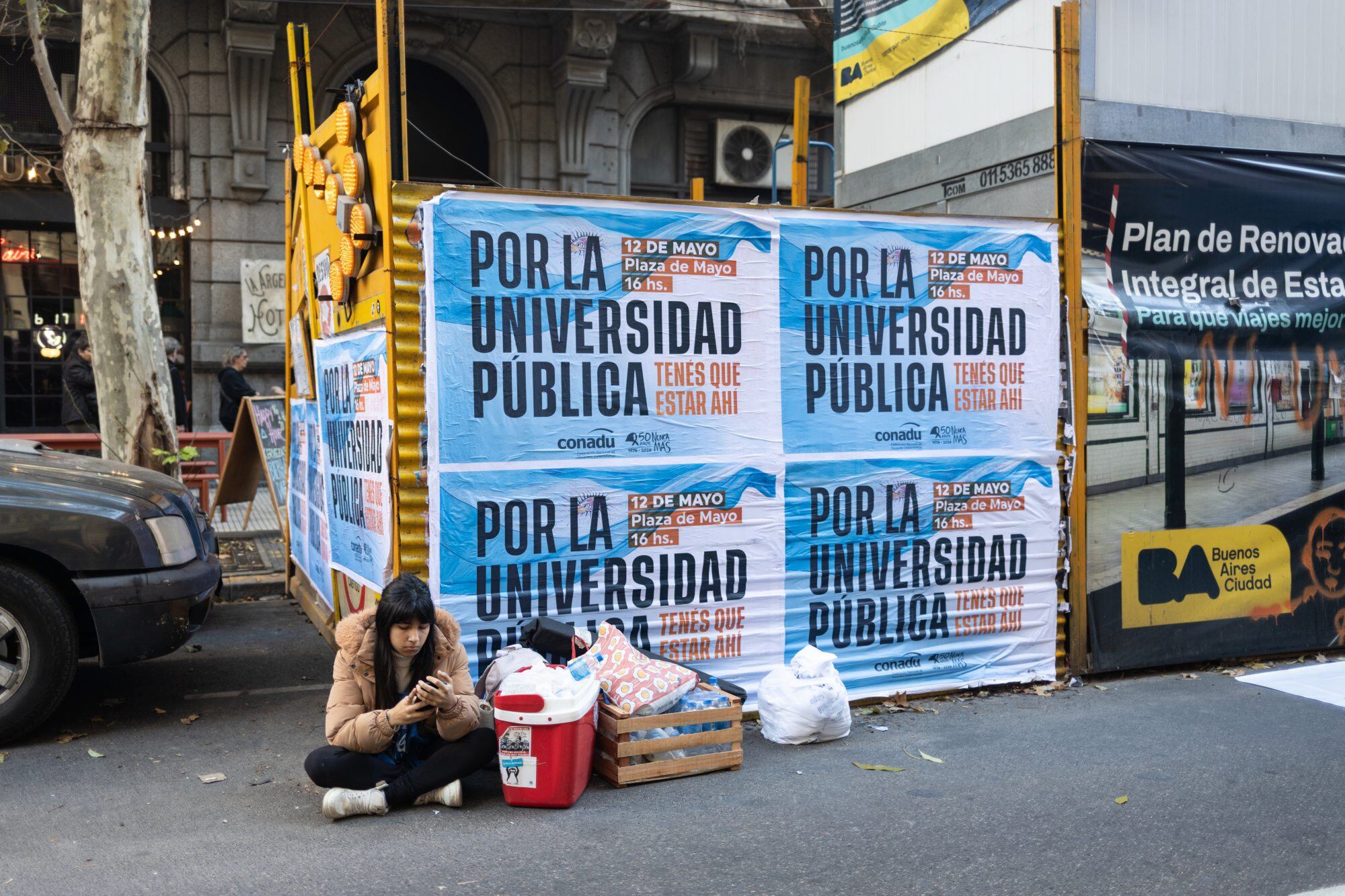 Se lleva a cabo la quinta Marcha Federal Universitaria y el Gobierno modifica el proyecto sobre tierras