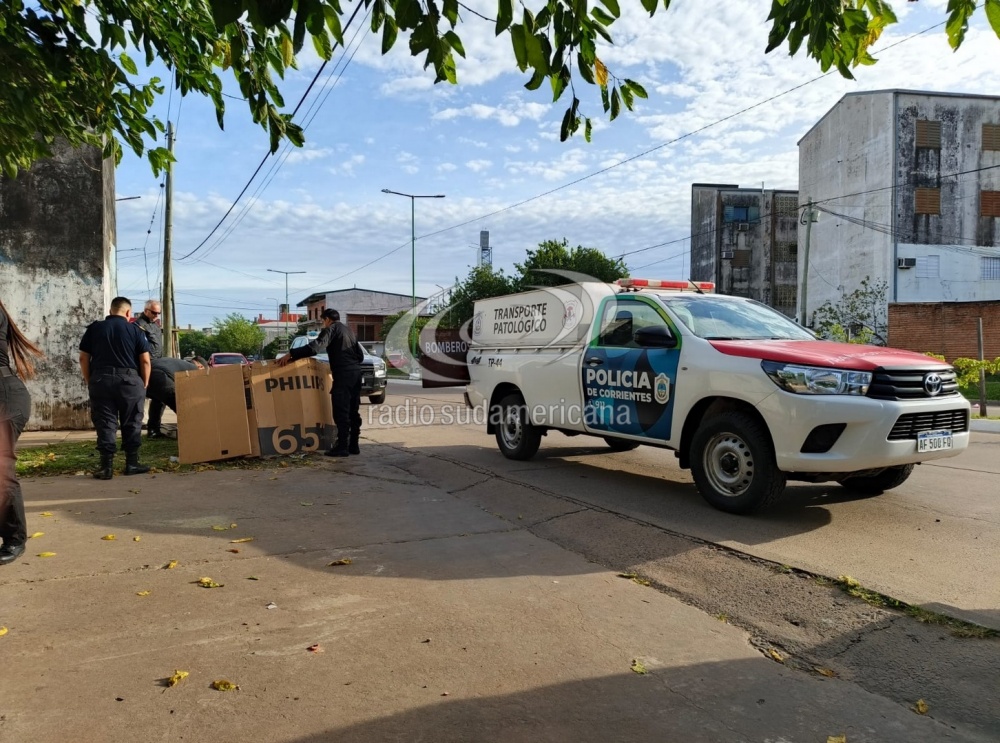 Trágica muerte de un hombre en la vía pública
