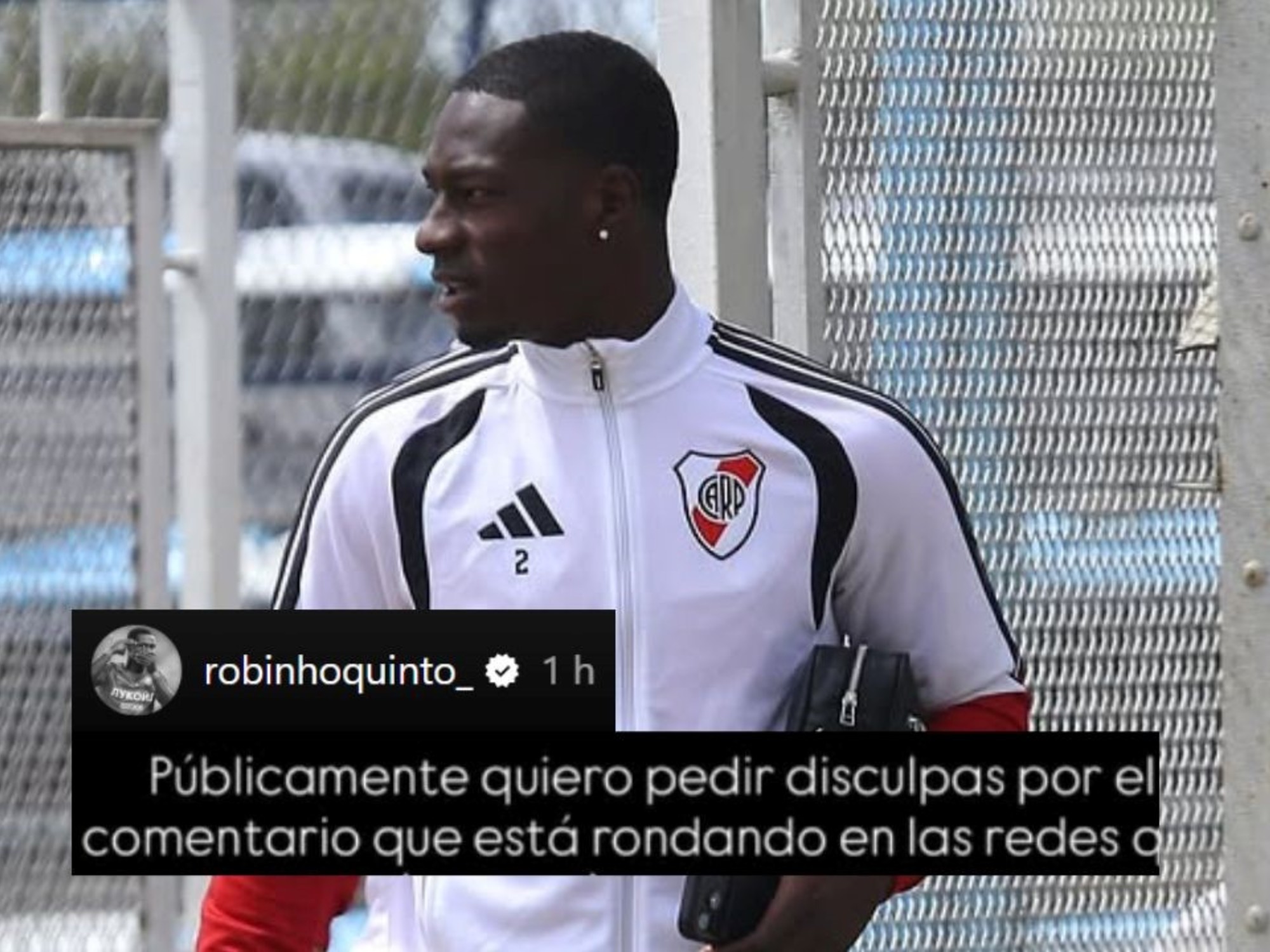 Un juvenil de la Reserva de River pidió disculpas tras dar “me gusta” a críticas contra Martínez Quarta
