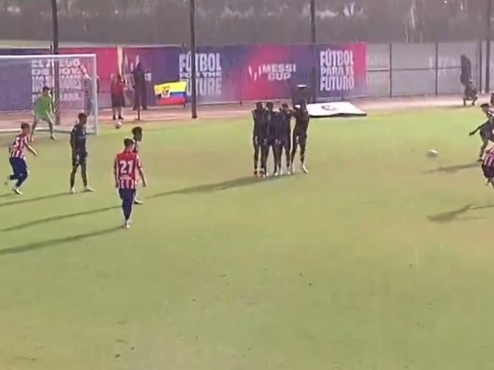 Un juvenil del Atlético de Madrid se destaca en la Messi Cup