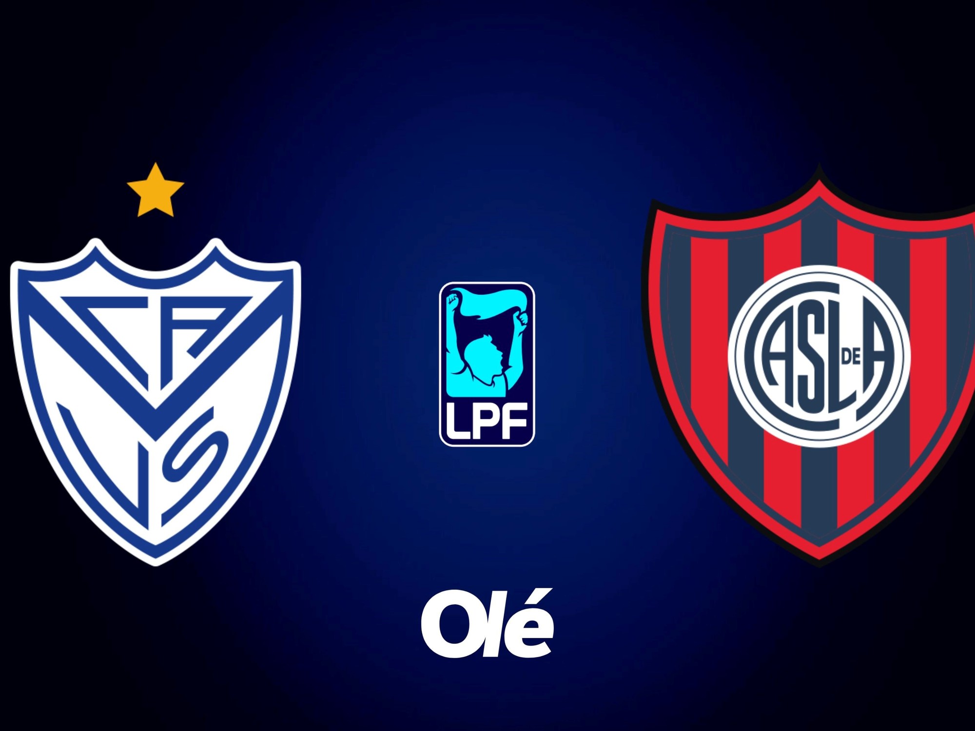 Vélez y San Lorenzo juegan por el Torneo Clausura 2026